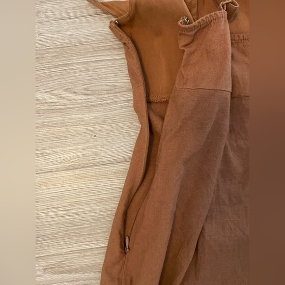 Urban Outfitters brown linen dress - Picture 4 of 4